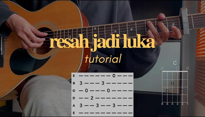 Chord Gitar Resah Jadi Luka