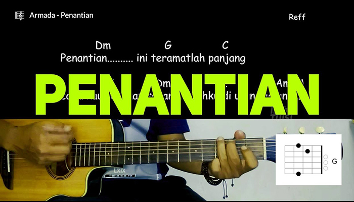 Chord Gitar dan Lirik Lagu Penantian