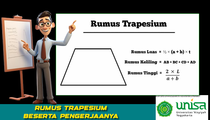 Rumus Luas Trapesium Beserta Contoh Penyelesaian Soalnya