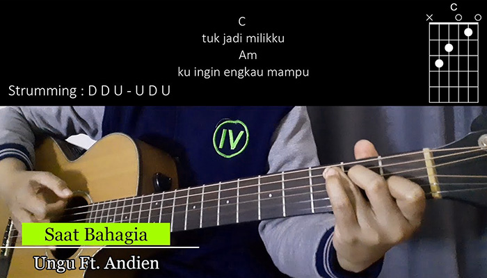 Chord Saat Bahagia  Ungu feat Andien